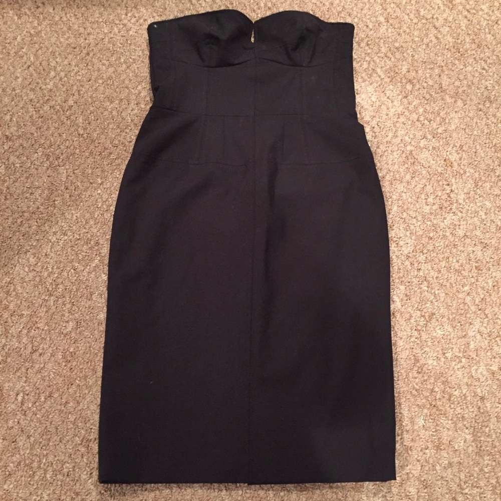 NWT Black Strapless Dress